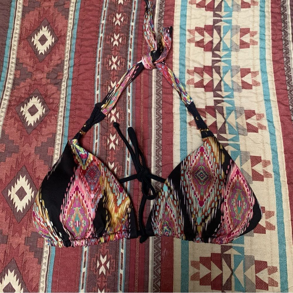 PilyQ Triangle Bikini Top Medium